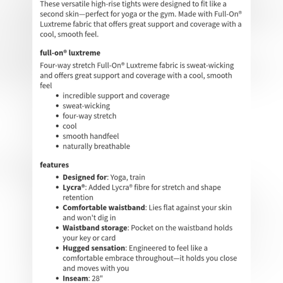Lululemon Wunder Under Hi-Rise Tight 28" In Nouveau Mach Blue Black Size 6 - Picture 14 of 15